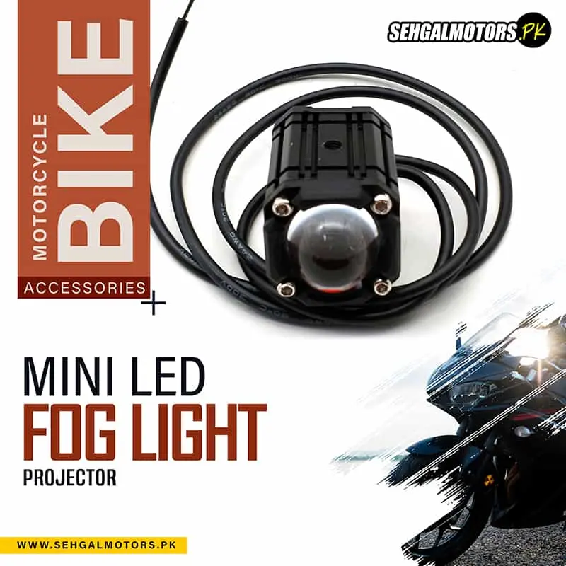 Mini Led Projector Fog Light – High-Intensity Bright Beam - 12V-24V 1