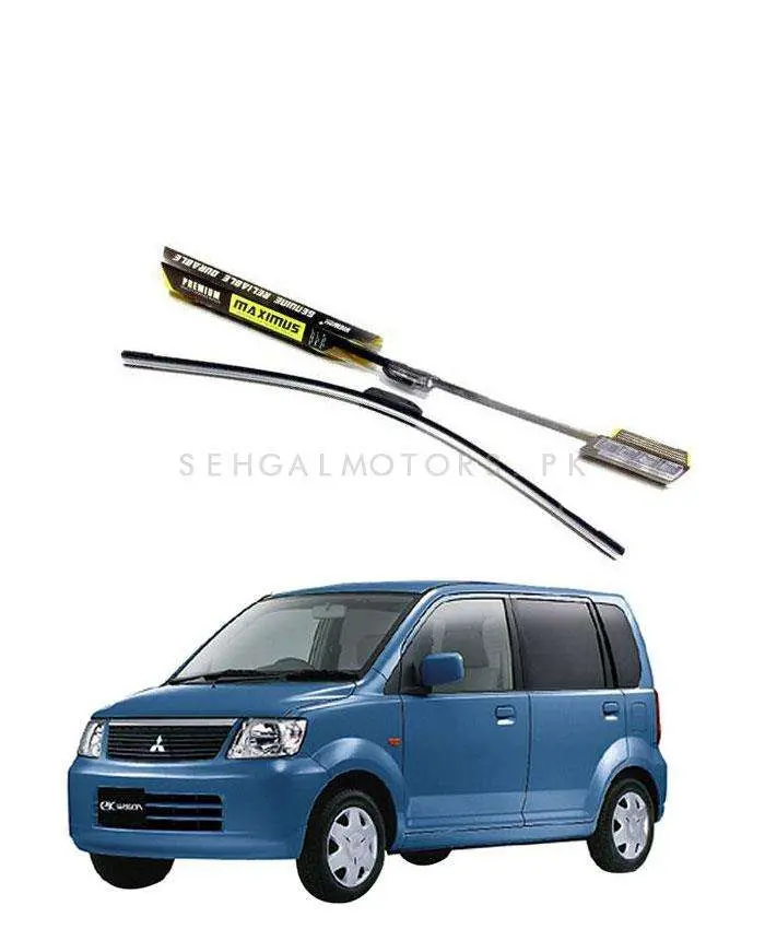 Mitsubishi Ek Wagon Maximus Premium Silicone Wiper Blades 2000-2006 1