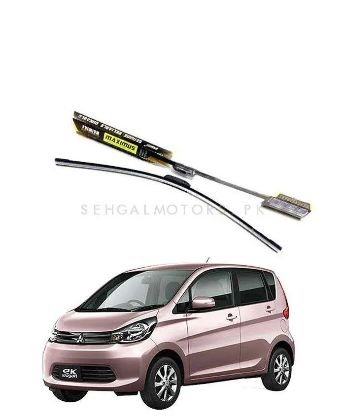 Mitsubishi Ek Wagon Maximus Premium Silicone Wiper Blades 2006-2017 1