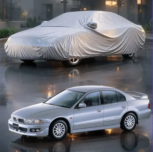 Mitsubishi Galant Maximus Non Woven Car Top Cover - Model 1998 - 2005 - - Scratchproof And Waterproof - Without Belt 1