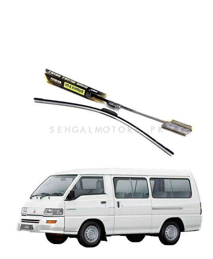 Mitsubishi L300 Maximus Premium Silicone Wiper Blades - Model 1995 - 2017 1