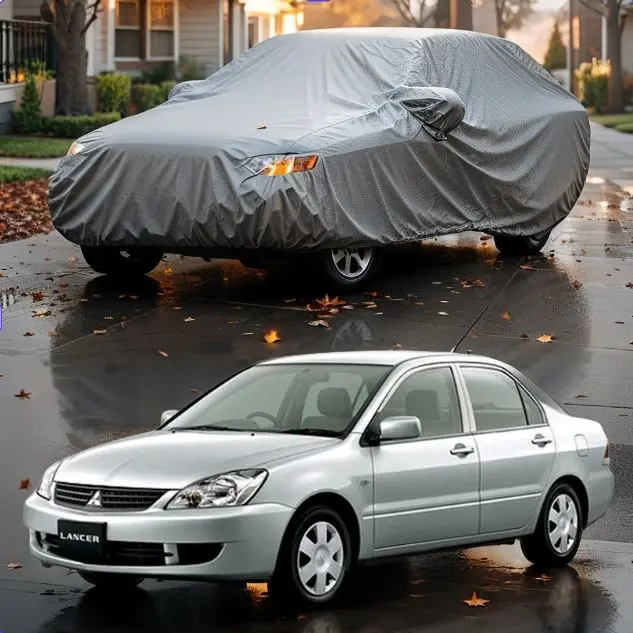 Mitsubishi Lancer Maximus Non Woven Car Top Cover 2004 - 2008 - - Scratchproof And Waterproof - Without Belt 1
