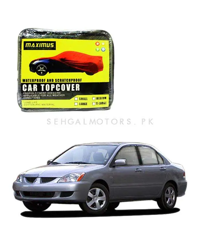Mitsubishi Lancer Maximus Non Woven Car Top Cover 2004 - 2008 - - Scratchproof And Waterproof - Without Belt 2