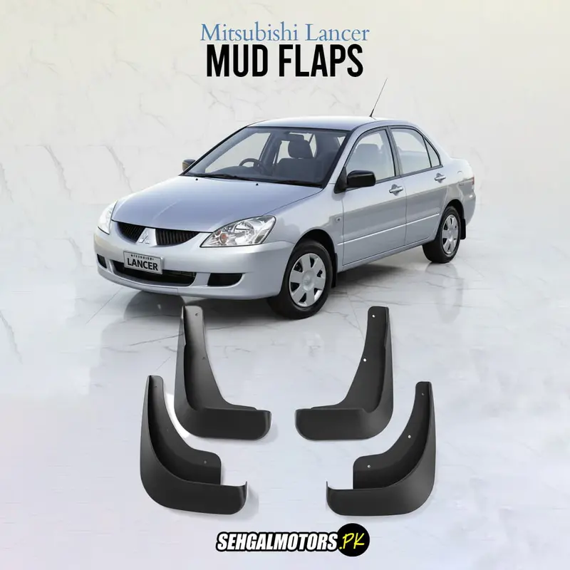 Mitsubishi Lancer Mud Flaps 4 Pcs 2004 - 2008 1