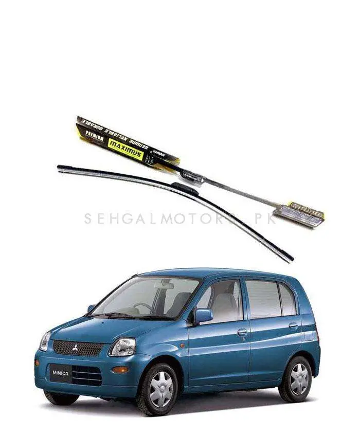 Mitsubishi Minica Maximus Premium Silicone Wiper Blades - Model 1998 - 2011 1