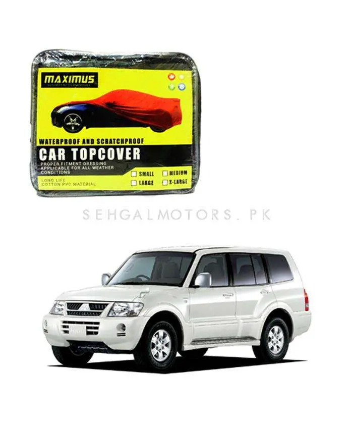Mitsubishi Pajero Maximus Non Woven Car Top Cover 1999 - 2006 - - Scratchproof And Waterproof - Without Belt 2