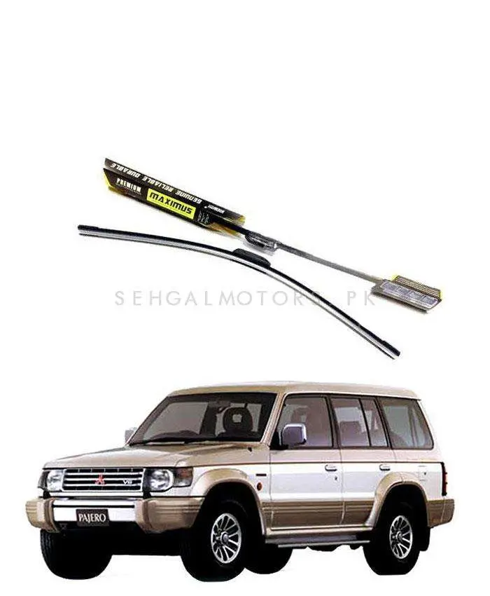 Mitsubishi Pajero Maximus Premium Silicone Wiper Blades 1991 - 1999 1