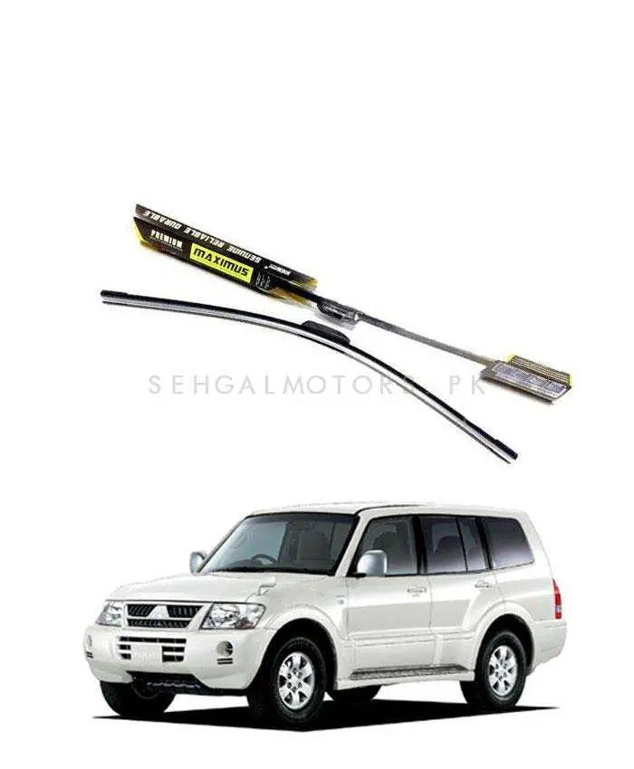 Mitsubishi Pajero Maximus Premium Silicone Wiper Blades 1999 - 2006 1