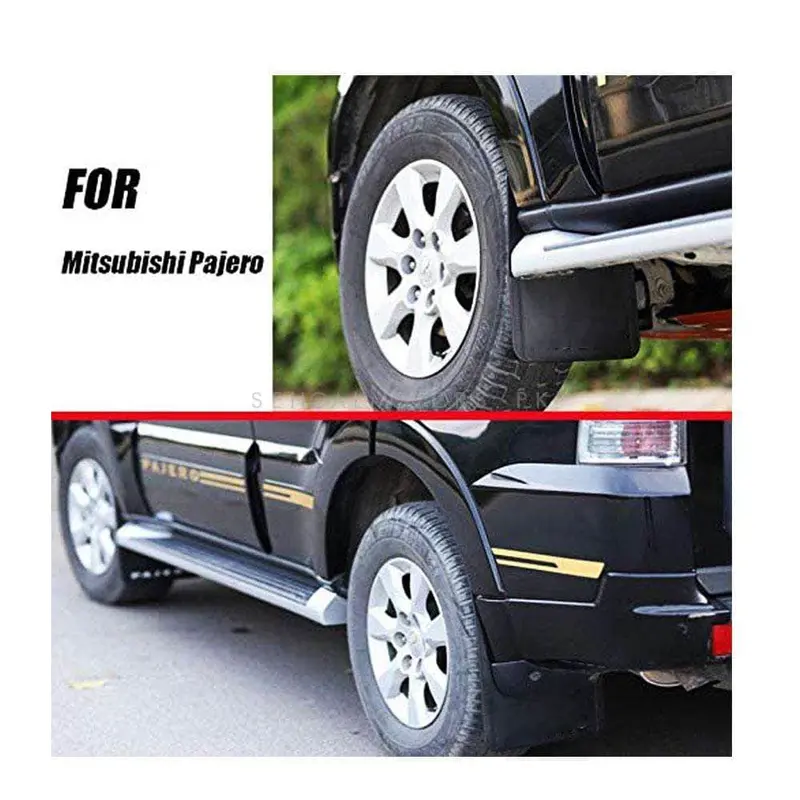 Mitsubishi Pajero Mud Flaps 4Pcs 2006 - 2018 1