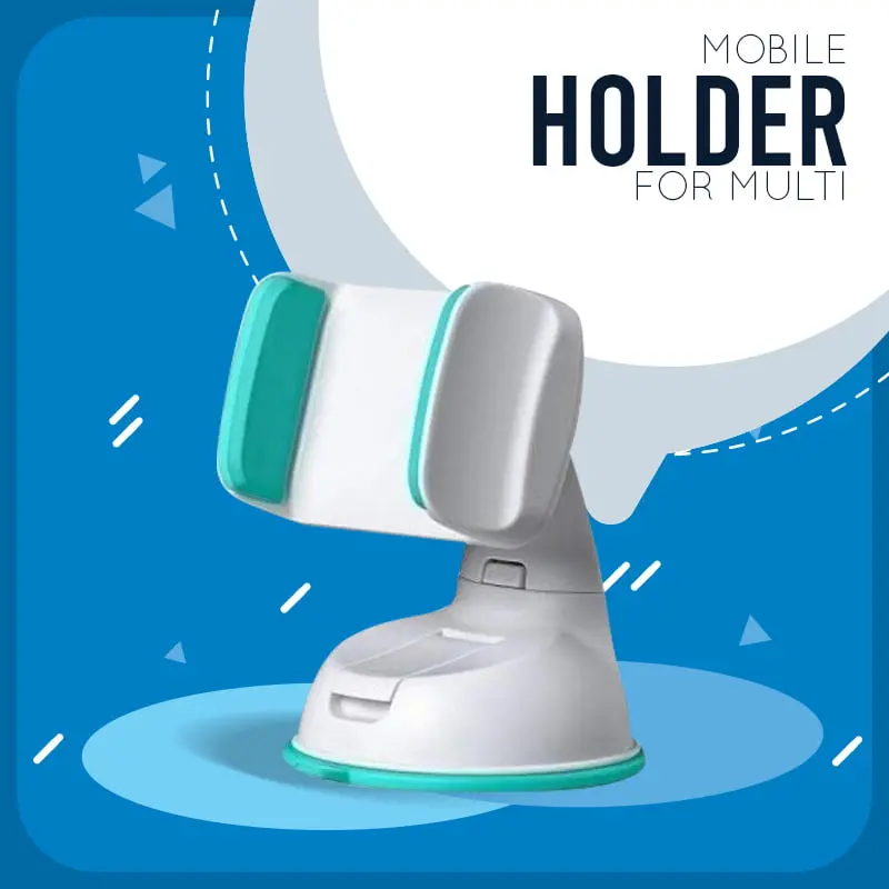 Mobile Holder Rm-C06 - Multi - Phone Holder | Mobile Holder | Car Cell Mobile Phone Holder Stand 1