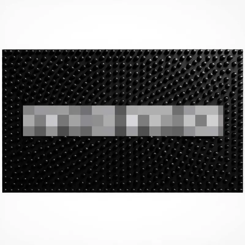Momo Anti-Skid Nonslip Dashboard Mats Black With White Logo 2