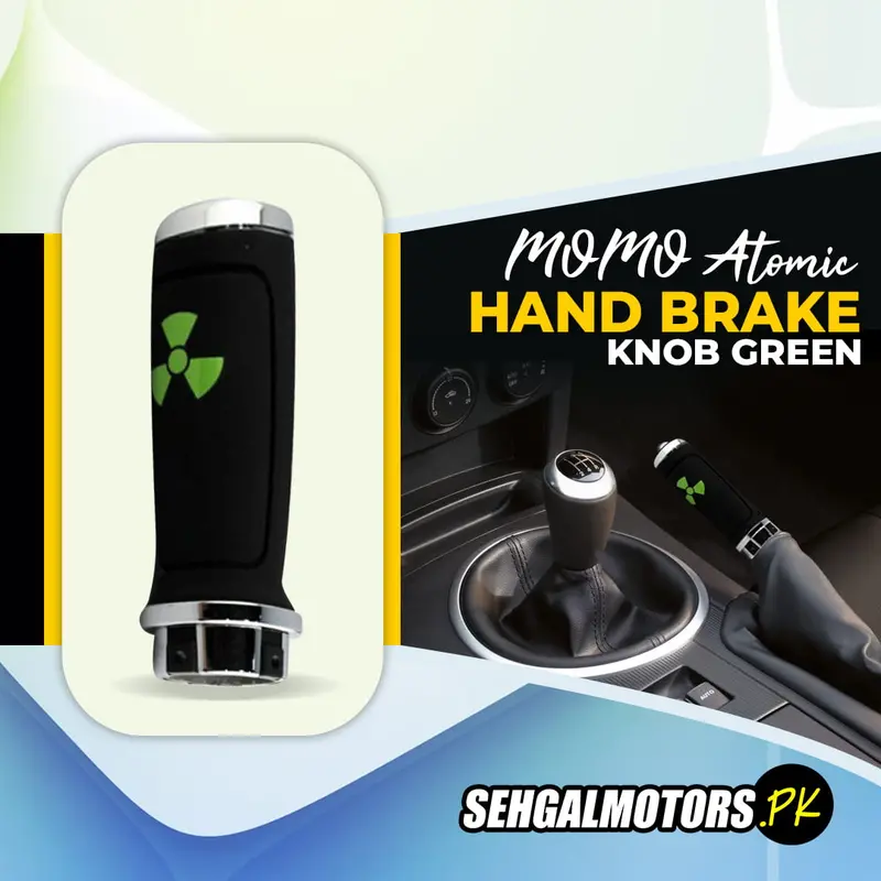 Momo Atomic  Hand Brake Knob Green - Shift Lever Stick Knob | Lever Knob 1