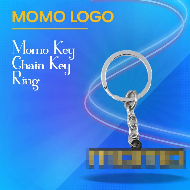 Momo Key Chain / Key Ring Yellow - Key Chain Ring For Keys | New Fashion Creative Novelty Gift Keychains 1