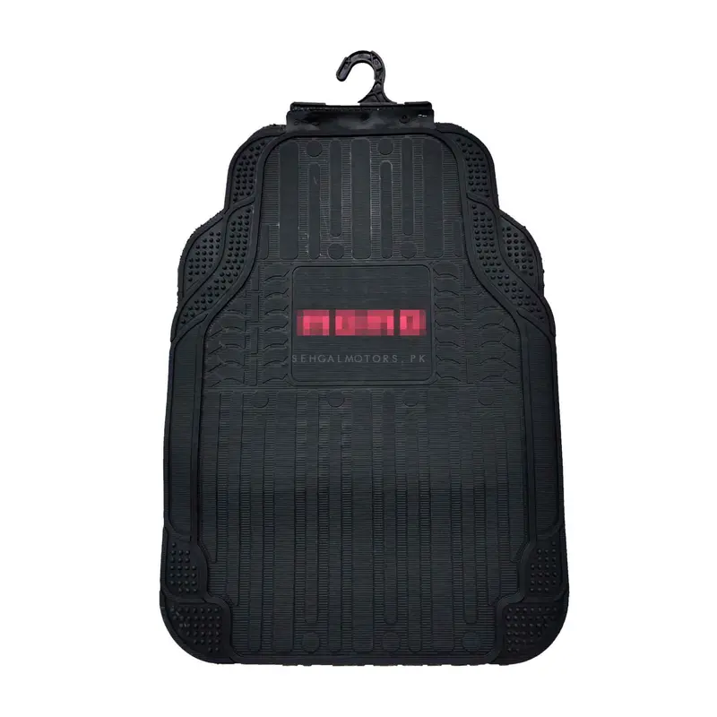 Momo Universal Pvc Rubber Floor Mat Mix Design 5 Pcs - Foot Mat For Car 2