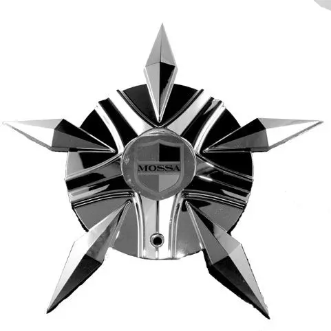 Mossa Wheels Custom Center Cap Chrome (Set Of 1) # Ms-Cap-L221 Turin-Fwd C-730 71222-4 1