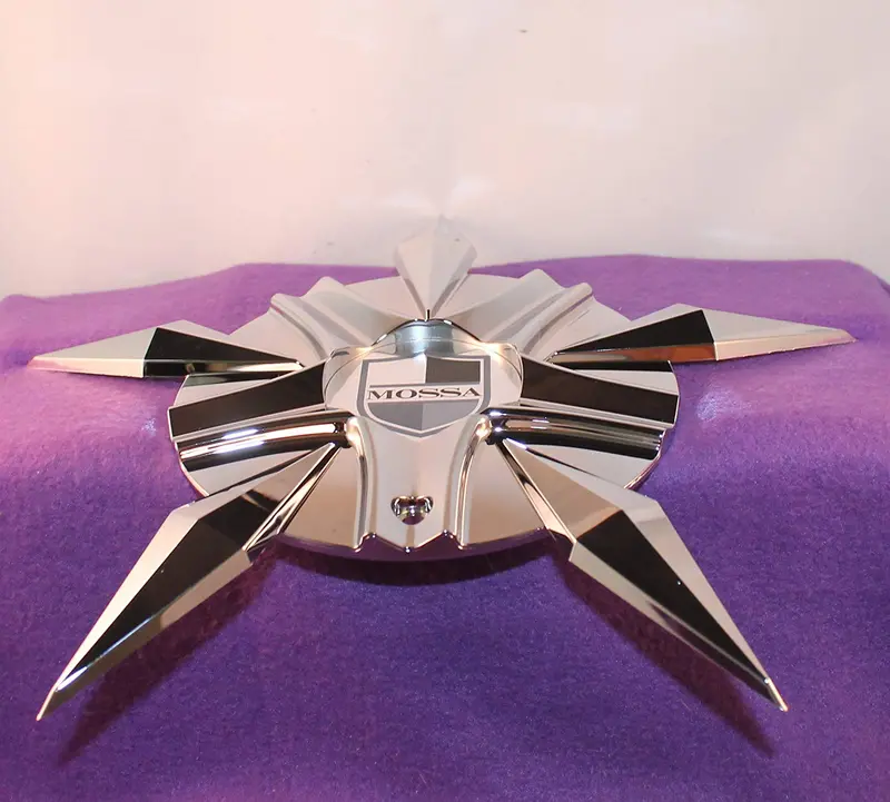 Mossa Wheels Custom Center Cap Chrome (Set Of 2) # Ms-Cap-L221 Turin-Fwd C-730 71222-4 2