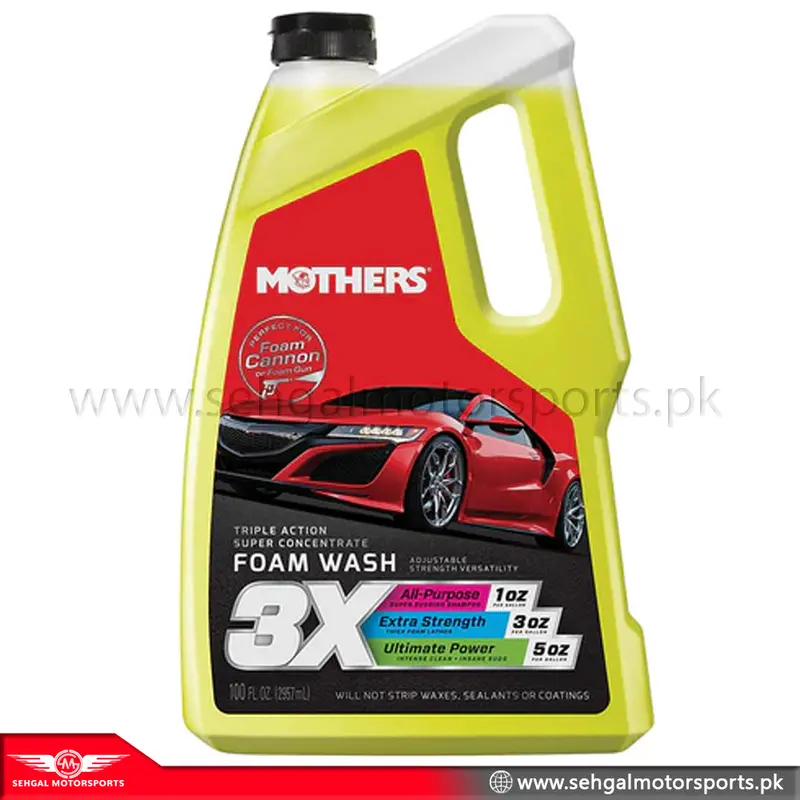 Mothers 3X Triple Action Foam Wash 16Oz 473Ml 2
