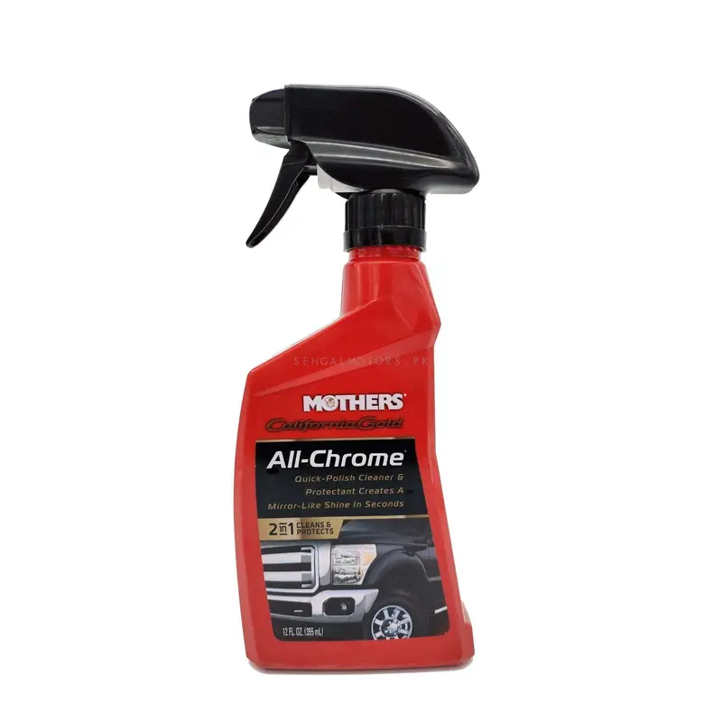 Mothers All Chrome Quick Polish Cleaner - 355 Ml (05222) - Metal Wax | Metal Polish | Chrome Polish | Metal Shine Look 2