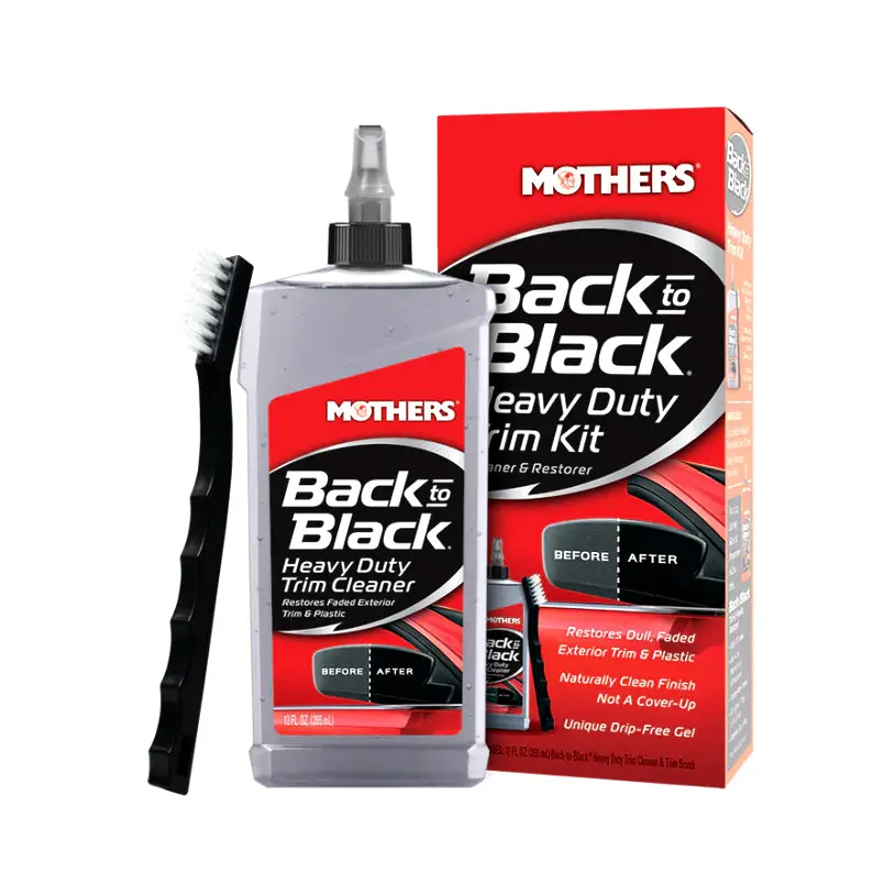 Mothers Back To Black Heavy Duty Trim Cleaner Kit (06141) - 355 Ml 2