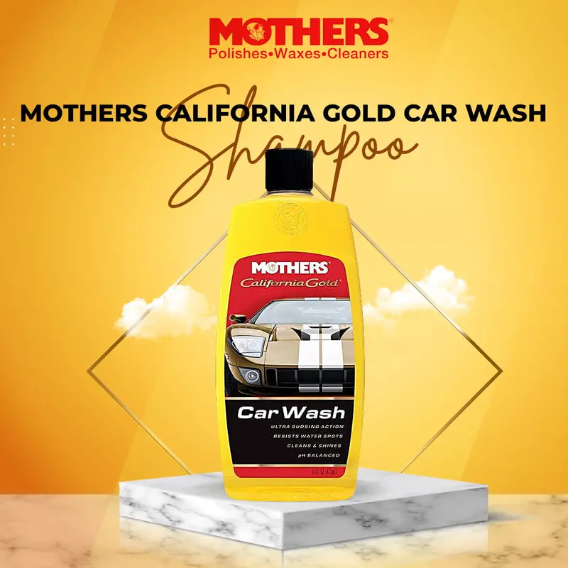 Mothers California Gold Car Wash - 100 Ml - Car Glossy Shampoo Cleaning Agent 1
