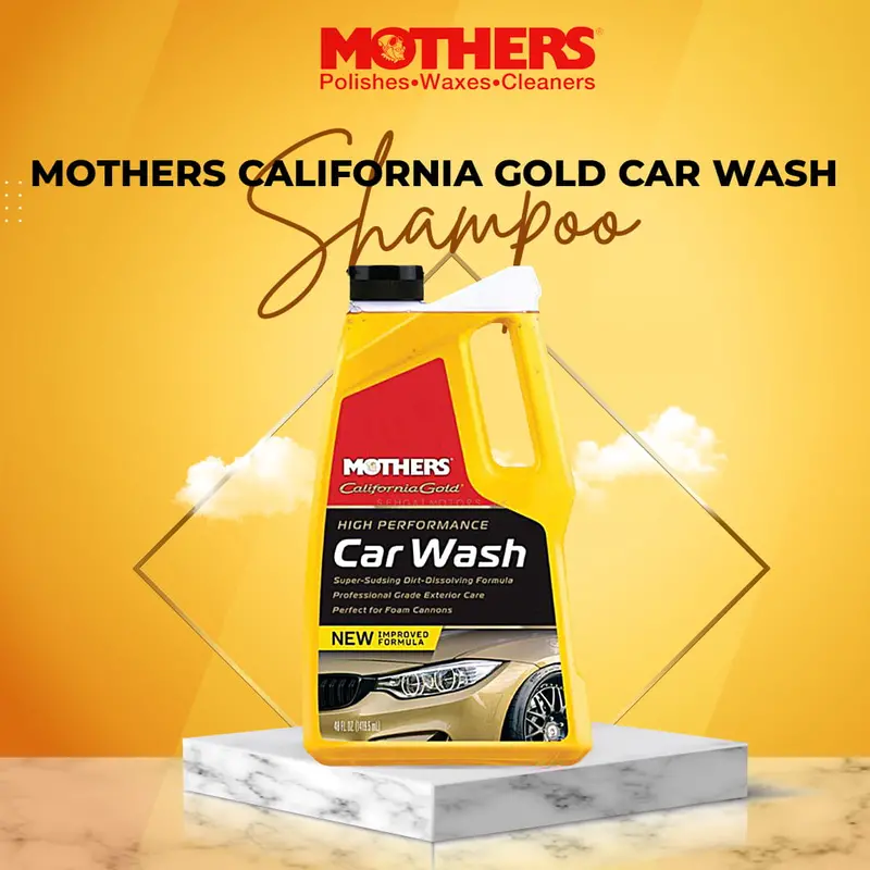 Mothers California Gold Car Wash - 1419.5 Ml (05648) - Car Shampoo Cleaning Agent 1