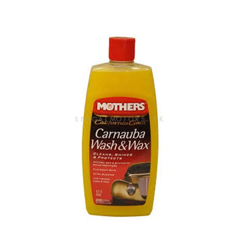 Mothers California Gold Carnuba Wash Wax - 16 Oz (5676) - Car Glossy Shampoo Cleaning Agent 2