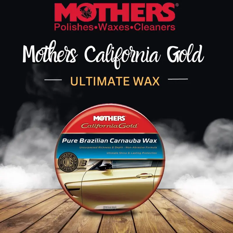 Mothers California Gold Ultimate Wax 340 G (05550) - Paint Care Waterproof Coating Soft Wax 1