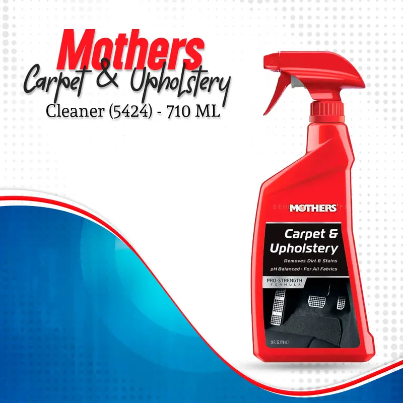 Mothers Carpet & Upholstery Cleaner (5424) - 710 Ml - Car Seat Interior Cleaner Auto Carpet Clean Dressing Cleaner 1