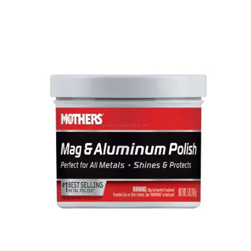 Mothers Mag & Aluminum Polish - 141 G (05100) - Metal Wax | Metal Polish | Chrome Polish 2
