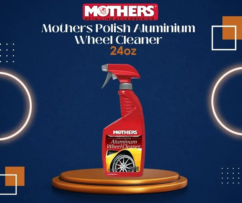 Mothers Polish Aluminium Wheel Cleaner 710 Ml (6024) - Wheel Cleaner Spray | Auto Tire Cleaning Agent | Portable Car Rim 1