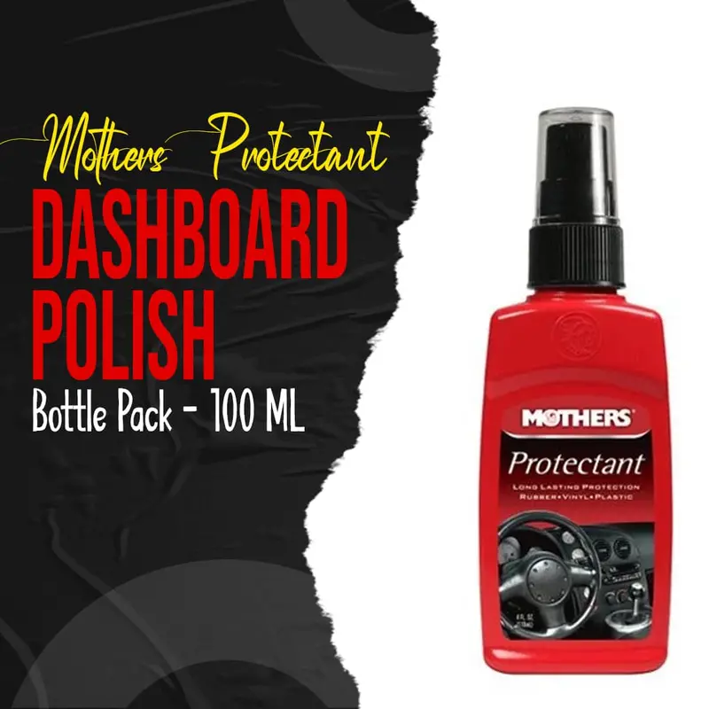 Mothers Protectant Dashboard Polish Bottle Pack (05305)- 100 Ml - Protectant Rubber Vinyl Plastic 1