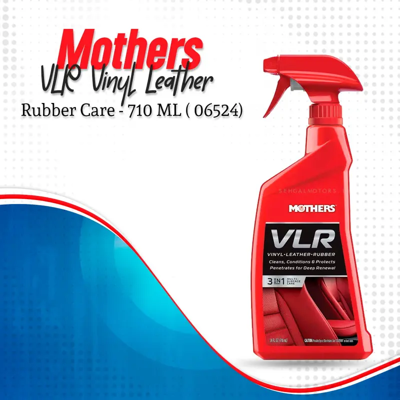 Mothers Vlr Vinyl Leather Rubber Care - 710 Ml ( 06524) - Leather Cleaning Polish Wax 1