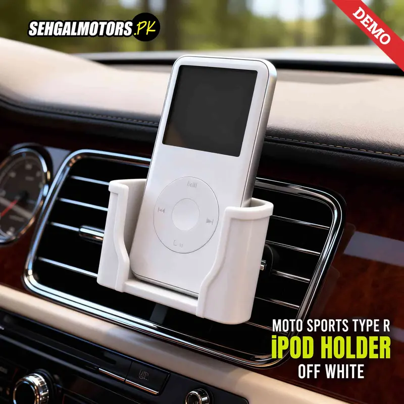 Moto Sports Type R Ipod Holder Off White Tr-2579 1