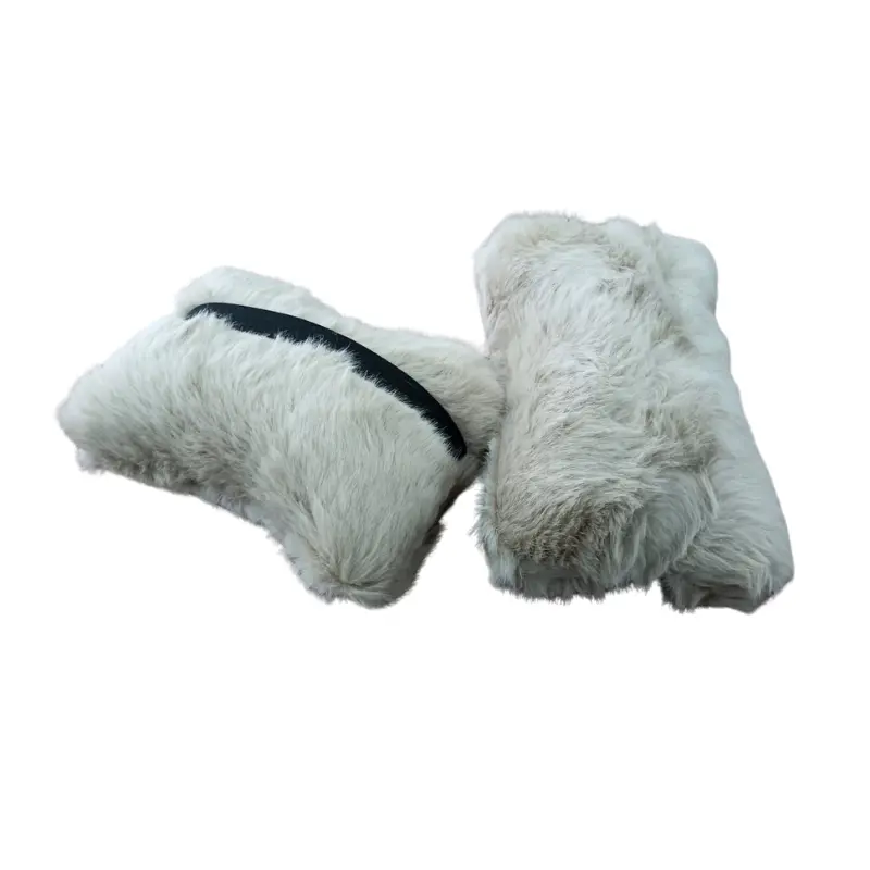 Motor Sports Neck Rest Cushion Fur (Pair) 1