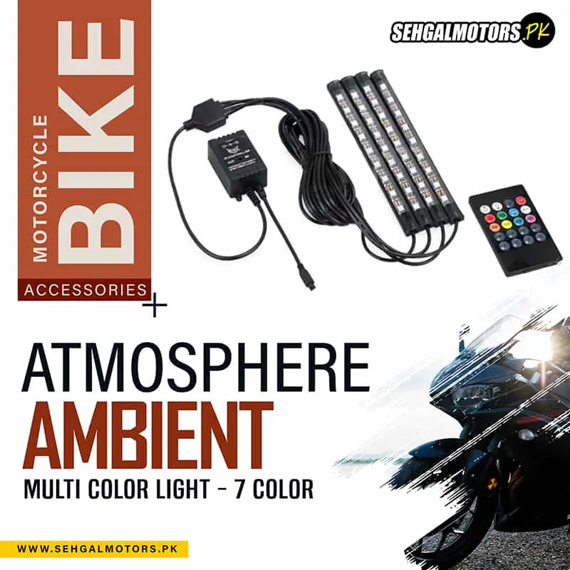 Motorcycle Bike Atmosphere Ambient Multi Color Light - 7 Color 1