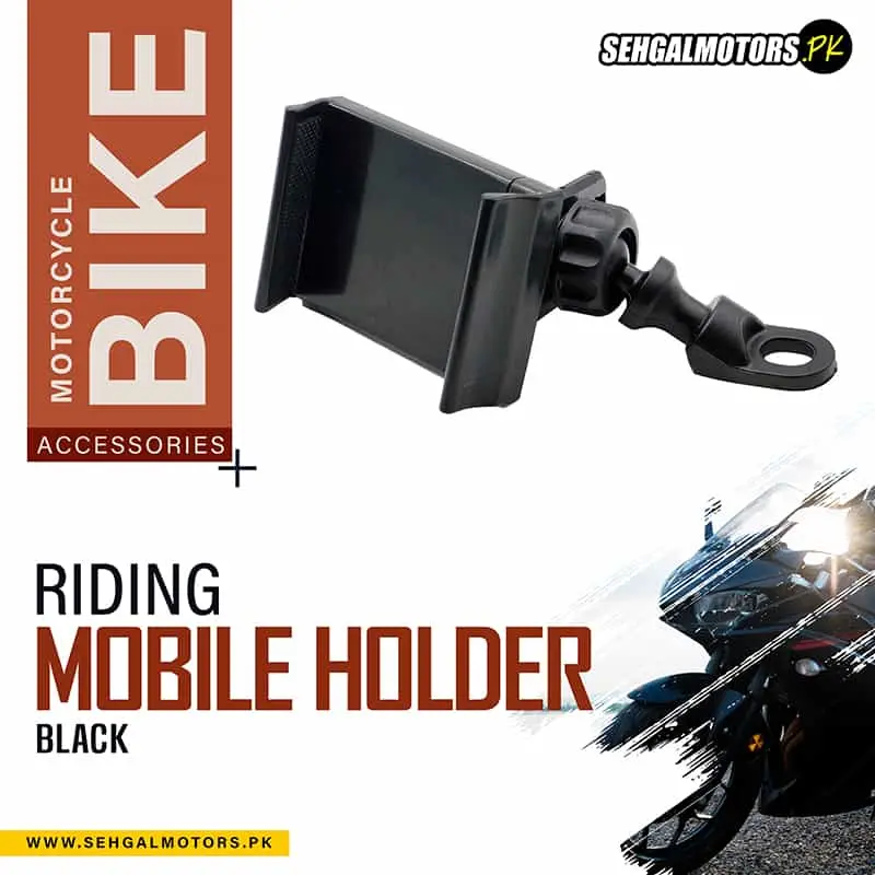 Motorcycle Bike Riding Mobile Holder - Black H1773 1