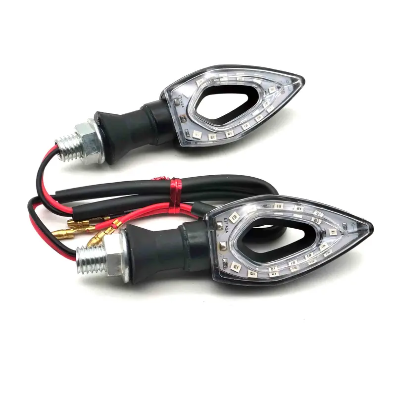 Motorcyle Bike Side Indicator Yellow - Pair 2