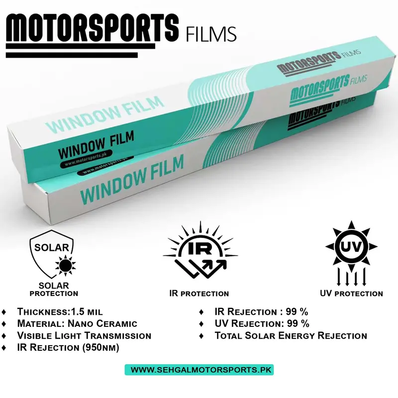 Motorsports Colored Window Film Light Gray (Bgr-4015) 1