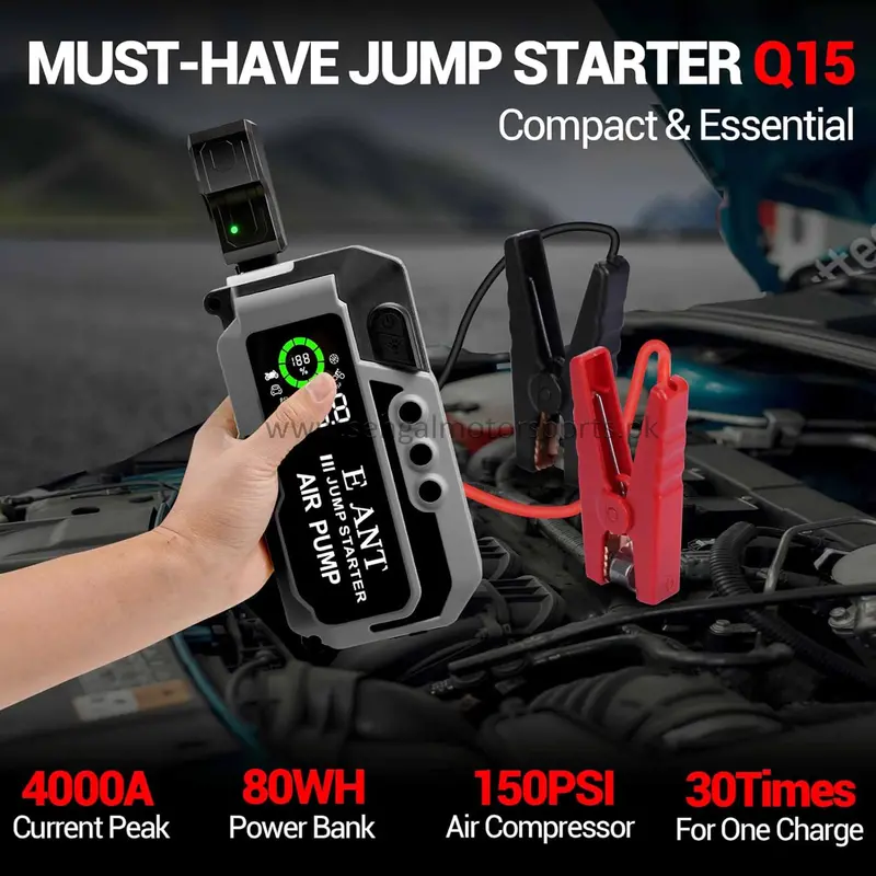 Motorsports Heavy Duty Car Jump Starter With Air Pump Q15 1