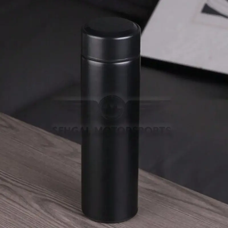 Motorsports Premium Black Stainless Steel Vacuum Flask Bottle 1