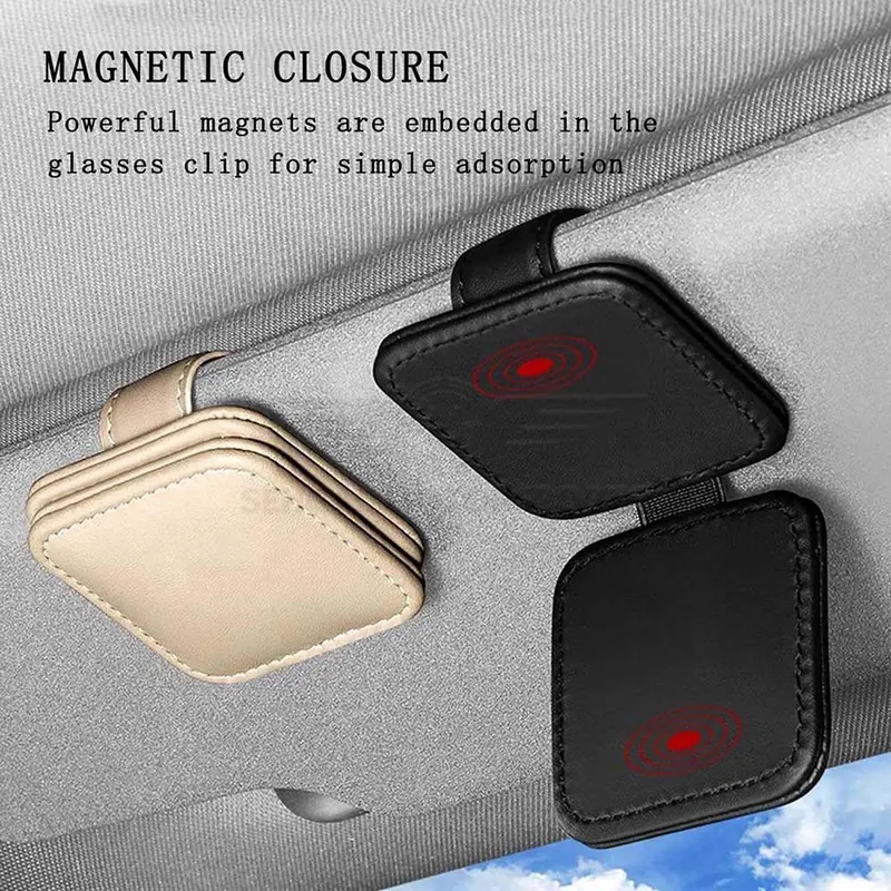 Motorsports Sun Visor Glasses Holder Multicolor (Single) 2