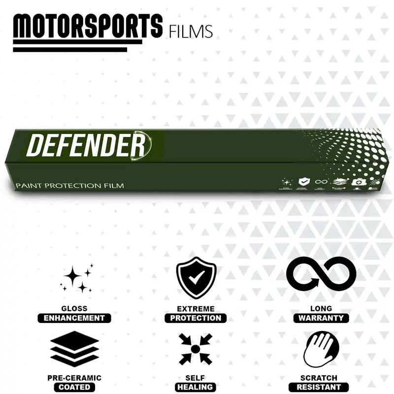 Motorsports Transparent Ppf Defender Series (Per Running Ft) 1