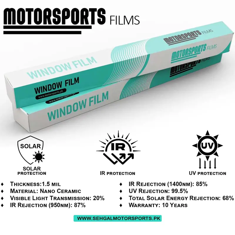 Motorsports Window Film Hs20bk 1