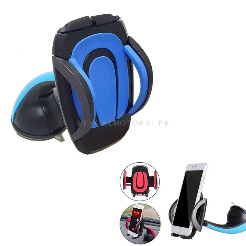 Mouth Mobile Holder Blue - Phone Holder | Mobile Holder | Car Cell Mobile Phone Holder Stand 2