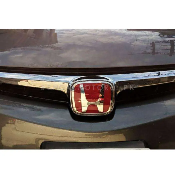 Mugen Honda Civic Red Front Logo 75700-S5t-E11 2016 - 2021 2