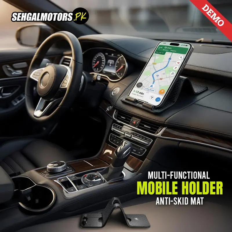 Multi-Functional Anti-Skid Mat Mobile Phone Holder - Black A70327 1