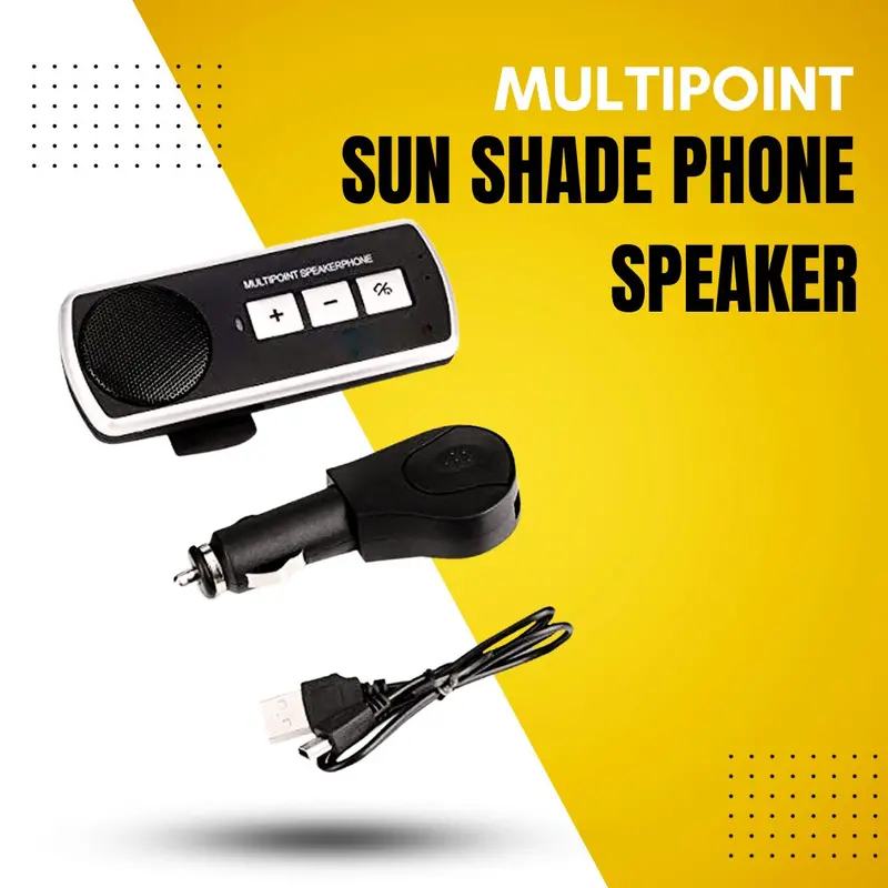 Multi Point Bluetooth Sunshade / Sun Shade Phone Speaker Car Bluetooth 1