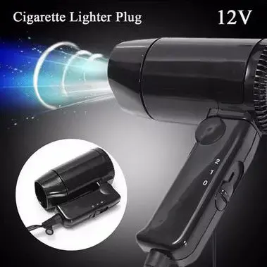 Multi Purpose Hair Dryer 12V - Compact & Portable, Available In Multi-Color Options 1