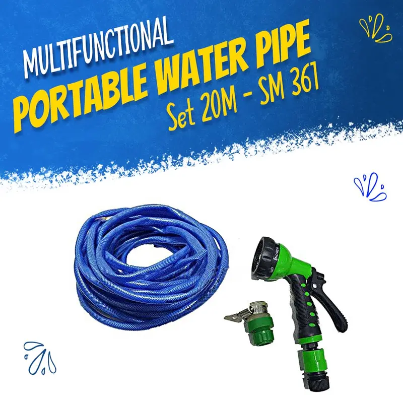 Multifunctional Portable Water Pipe Set 20M - Sm 361 1