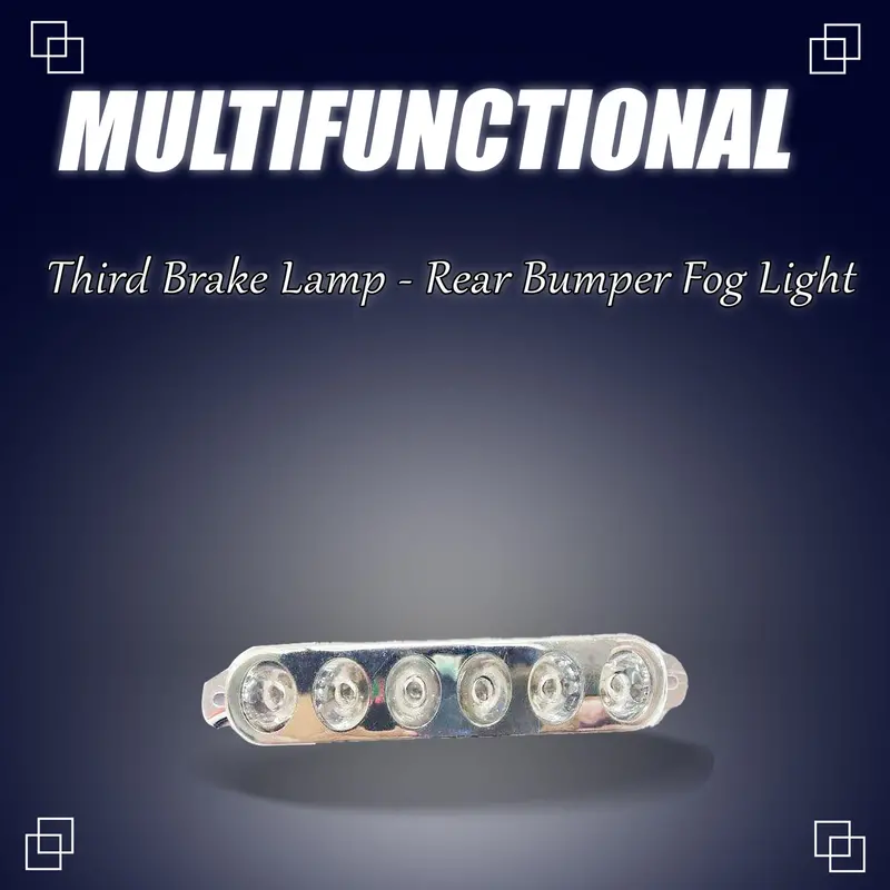 Multifunctional Third Brake Lamp - Rear Bumper Fog Light | F1 Brake Light | Led Rear Bumper 1